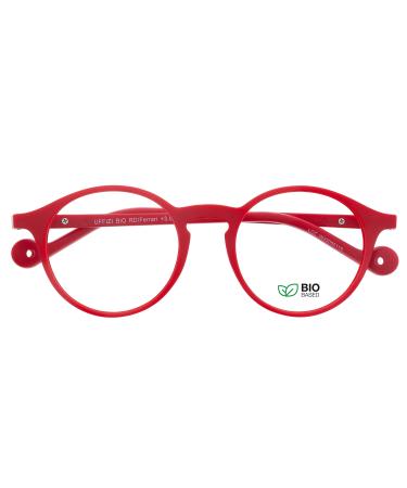 Didinsky blue light filter glasses for women and men.Bluber -filter glasses with starch or without prescription for gaming or PC.Rubber touch temple and glare protective glasses.6 colors and 6 gradations - Uffizi Ferrari Bio 1.0 x