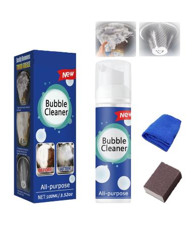 Lazzda Bubble Cleaner Dumalt Foam Cleaner All Purpose Rinse Free Cleaning Spray All-Purpose Rinse-Free Cleaning Spray Rich Foam All Purpose Cleaner North Moon Bubble Cleaner Foam (100ML-1PC)