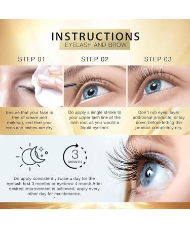 Premium 5 ML Upgraded Eyelash Growth Serum - Longer  Fuller  Thicker Lashes | Advanced Enhancing Formula for Natural Look - Buy Online on GoSupps.com