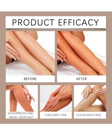  Generisch Leg Makeup Waterproof No Transfer Leg Concealer Waterproof Cover Cream for Varicose Veins Even Skin Tone Bronze 30g - Buy Online on GoSupps.com