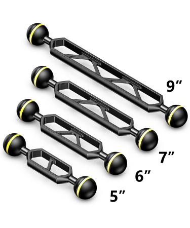Sea Frogs 4.0 Double Ball Arm: Essential Lightweight Underwater Photography Gear for Diving - Aluminum Alloy - Buy Online on GoSupps.com