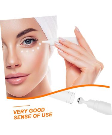 Mikinona Essential Oil Creami Eye Creams Cosmetics Applicator Refillable Cream Bottle Eye Cream Bottle with Roller Tool Essence Container White Travel Bottle Portable - Buy Online on GoSupps.com