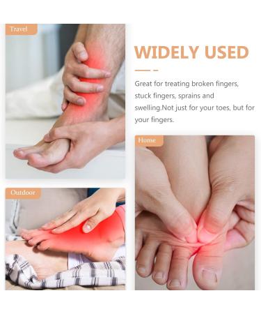 4 Pairs Silicone Toe Separator & Hammer Toe Corrector Set - Bunion Relief - Buy Online on GoSupps.com