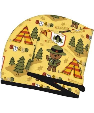 Hair Towel Wrap - Quick Drying Towel Turban with Button | Forest Guard Hair Drying Solution - Buy Online on GoSupps.com