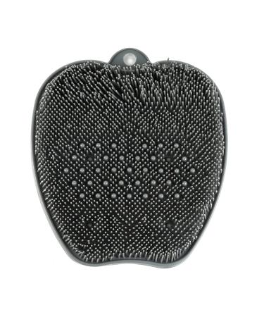 Shower Foot Scrubber Massager Cleaner for Shower Floor , Acupressure Mat with Non-Slip Suction Cups, Improve Circulation,Exfoliation, Massage Mat, Foot Cleanerand Reduce Feet Pain (Gray)