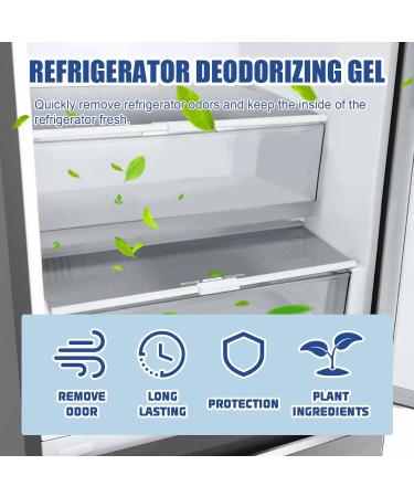 Refrigerator Deodorizer Gel - Long-Lasting Odor Eliminator & Air Purifier for Fridge & Freezer | Eliminate Unwanted Odors (1 Pc - Buy Online on GoSupps.com