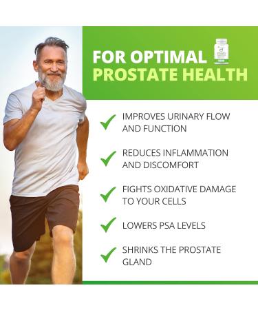 Ben's Total Health Prostate Supplement | Clinical Strength for Men's Prostate Health | Reduce Frequent Urination & Inflammation | Natural Urinary Support | 120 Capsules - Buy Online on GoSupps.com