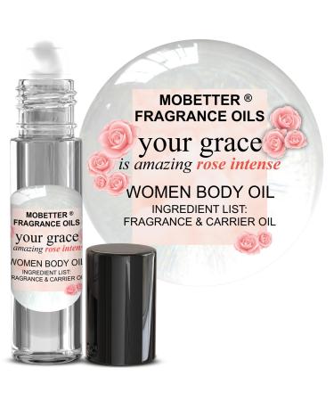 MOBETTER FRAGRANCE OILS Your Grace is Amazing Rose Intense Fragrance Body Oil for Women
