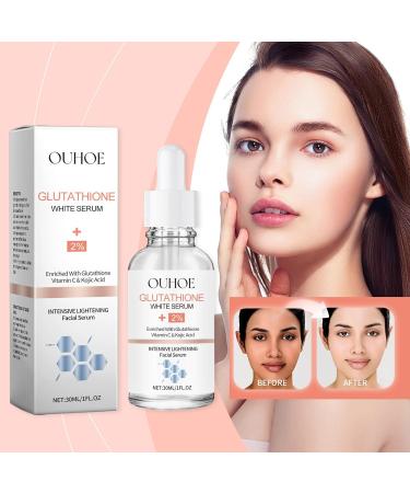 Glutathione Serum with Kojic Acid & Vitamin C - INSKIN Nicotinamide Serum for Face for Hydrated - Face Serum Reduce Dark Spot Shrink Pores& Improve Skin Tone - Buy Online on GoSupps.com