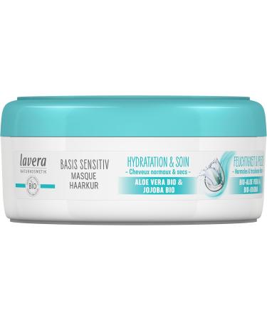  lavera lavera basis sensitive Hydration & Care Mask - silicone-free - Intense hydration & gentle care - vegan - natural cosmetics - 200 ml - Buy Online on GoSupps.com