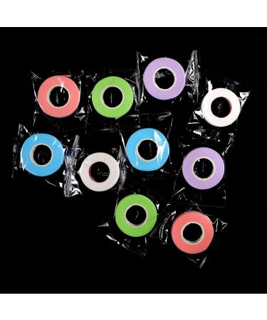 Buy 10 Rolls Colorful Eyelash Extension Tape - 9m Self-Adhesive Fabric Rolls for Perfect Lash Application | International Shipping Available - Buy Online on GoSupps.com