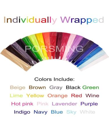 PorsMing Headbands Pack of 19 - Exercise Sweat Bands for Women Men Girls Yoga Workout Gym Sports Fitness - Non Slip Elastic Hair Wraps in Fashion Colors - Buy Online on GoSupps.com