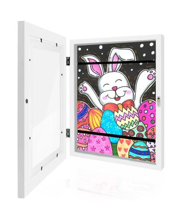 Picture frame children's drawings children artificial frame front opening a4 art frame art photo frame projects photo frame children for 150 pictures display or storage Your children drawing crafting white