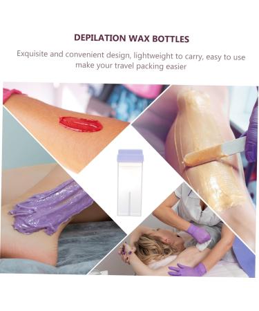 Minkissy 2-Piece Hair Removal Wax Bottles - Makeup Storage & Organizer Box for Depilatory Wax & Cosmetics - Buy Online on GoSupps.com