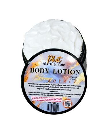 Honey Royale Signature Scent Organic Moisturizing Body Lotion with Shea Cocoa Butter | 5 oz