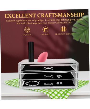 SKISUNO Storage Rack Acrylic Cosmetics Case Makeup Drawer Cosmetics Organizer Household Lipstick Box - Buy Online on GoSupps.com