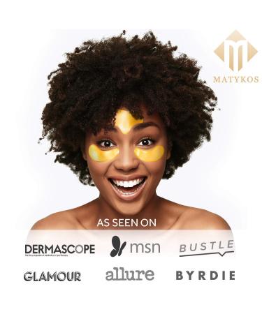 Matykos Complete Skincare Routine - 24K Gold and Caviar Under Eye & Forehead Patches with Jade Kit - Buy Online on GoSupps.com