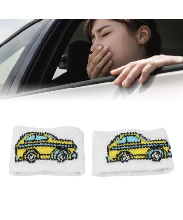 Acupressure Anti-Nausea Wristbands for Cars & Airplanes - Washable, Reusable, Non-Slip Fit - Buy Online on GoSupps.com