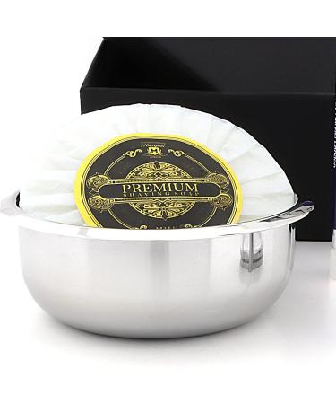 Top Class Men's Shaving Set | Silver Tip Badger Brush DE Safety Razor Dual Stand Bowl & Soap - Premium Grooming Essentials - Buy Online on GoSupps.com
