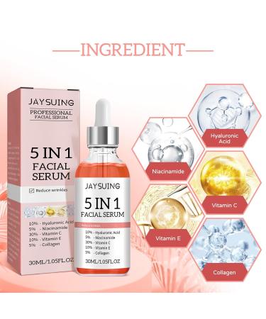 30% Vitamin C Face Serum | Niacinamide & Hyaluronic Acid | Anti-Aging Hydrating Serum for Women - Buy Online on GoSupps.com