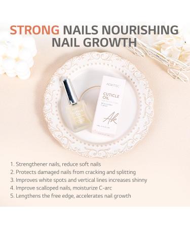 Aokitec Cuticle Oil Milk & Honey Flavor Cuticle Oil for Nail Growth and Strengthener with Vitamin E Repair Damaged Skin and Thin Nails Moisturizes Cuticle & Overnight Cuticle Softener 15ml - Buy Online on GoSupps.com