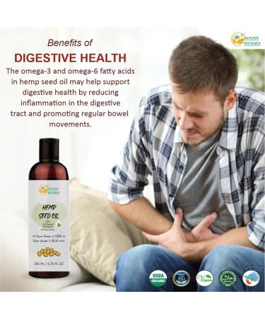 Herbs Botanica Organic Hemp Seed Oil - Premium Cold Pressed Carrier Oil for Hair Skin & Joint Health | Non-GMO & Gluten-Free - 6.76 FL oz - Buy Online on GoSupps.com