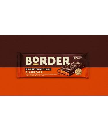 Border Dark Chocolate Ginger bars 144 g - Buy Online on GoSupps.com