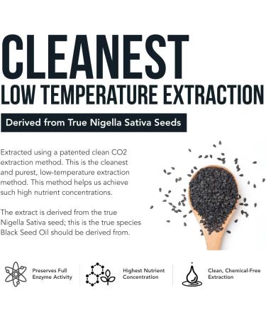 20% Thymoquinone Black Seed Oil Extract Capsules - TQ-Advanced 4X | 60 Capsules | Vegan | Raw Form | Glass Bottle - Buy Online on GoSupps.com