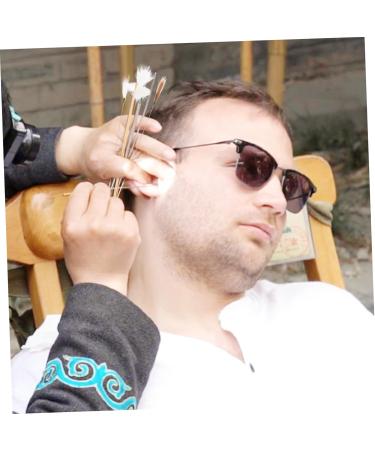 FOYTOKI Earwax Cleaning Kit Disposable Ear Cleaning Plume Sticks Set for Earwax Removal for Home - Buy Online on GoSupps.com