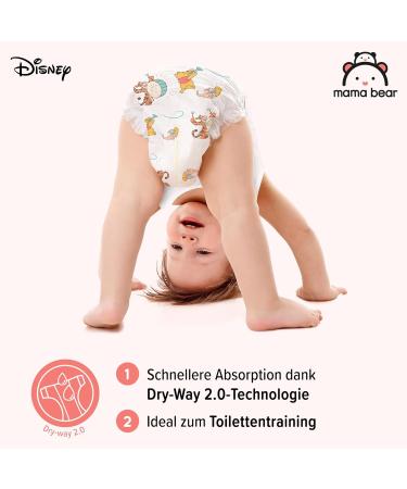 Amazon Brand Mama Bear Disney Diaper Pants Size 5 (12-17 kg) - 70 Count White - Diapers for International Shipping - Buy Online on GoSupps.com