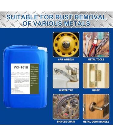 Cohbskj Powerful Metal Rust Remover WX-101B Rust Remover for Metal Iron Out Rust Stain Remover Powerful and Fast Rust Removal (500ML) - Buy Online on GoSupps.com
