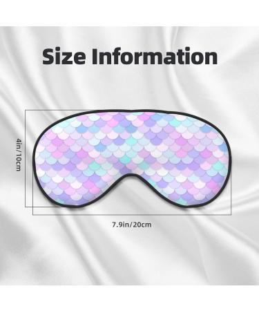 Rainbow Scales Sleep Mask | Adjustable Double-Sided Eye Cover | Soft Sleeping Eye Shades for Perfect Shading & Reduced Eye Edema - International Shipping Available - Buy Online on GoSupps.com