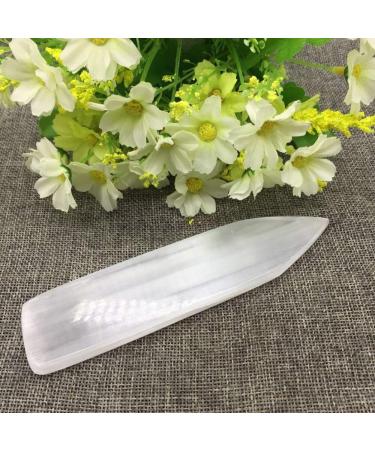 Stone Natural Selenite Crystal Gemstone Reiki Remove Negative