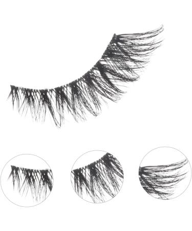 minkissy 5 Pairs False Lashes Fake Eyelashes Lash Strip Eye Lash Extension Bulk Eyelashes Bulk Lashes Eyelashes Natural Look False Eyelashes Transparent Stem Artificial Fiber Cosmetics - Buy Online on GoSupps.com