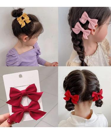 2pcs Cute Bow Hair Clips for Teens & Adults | Non-slip Alligator Barrettes for School & Fashion | Hair Accessories - Buy Online on GoSupps.com