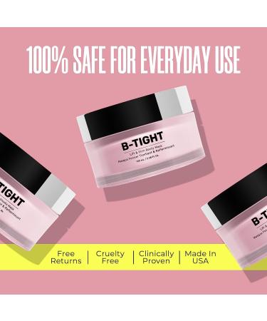 MALYS B-TIGHT Lift and Firm Booty Mask - Cellulite Reduction with Hyaluronic Acid, Guarana Extract, Pink Pepperslim - Buy Online on GoSupps.com