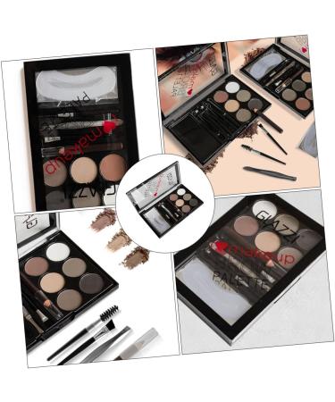 BELLIFFY 1 Set Eyebrow Powder Set Eyebrow Shaping Cosmetics Eyebrows Makeup Accessory Abs - Buy Online on GoSupps.com