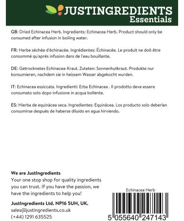 JustIngredients Essential Coneflower 250 g - Pack of 4 - Buy Online on GoSupps.com