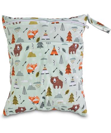 Shop Colexy Waterproof Diaper Bag - Double Zipper Wetbag Organizer for Toddlers | 30x36 cm Lion Pattern | International Shipping Available - Buy Online on GoSupps.com