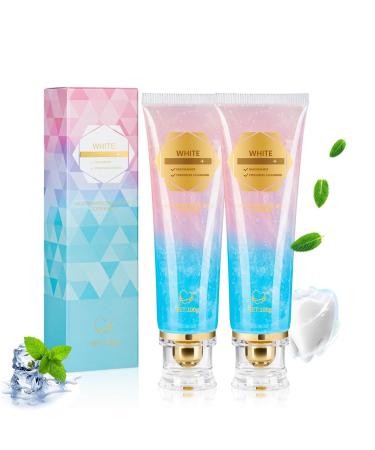 Niacinamide Whitening Toothpaste Gentle Formula Freshens Breath Removes Stains Suitable for Sensitive Teeth - 2Pack