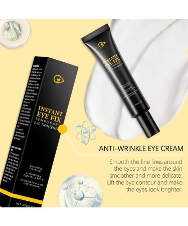Temporary Instant Eye Tightener Cream: Instant Reduces Under-Eye Bags Instant Eye Lift. Instantly Removes Bags Dark Circles Puffiness Firming Delicate skin -30ml (1) - Buy Online on GoSupps.com