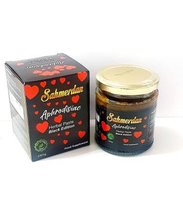 Sahmeran 240G Black Edition SAHMERDAN Aphrodisiac MACUN Herbal Paste - Buy Online on GoSupps.com