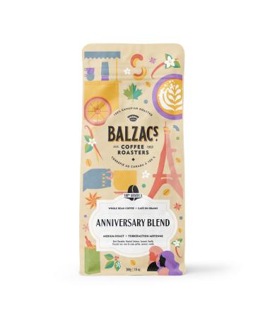 Balzac's Coffee Roasters - Anniversary Blend | 100% Arabica Whole Bean Coffee | Medium Roast | 300G 10oz. (Pack of 1)