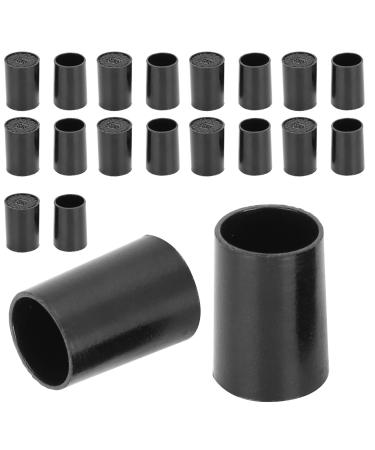 High Heel Tip Heel Repair 10 Pairs High Heel Tip Black CPU Polyurethane High Heel Protector Shoes Repairing Replacement Kits (Inner Diameter 11mm)