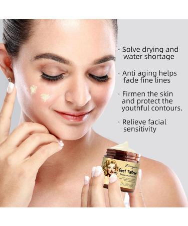 120g Organic Tallow Balm & Honey Balm - Wrinkle Defense Cream for Face & Body | Pure Moisture Skin Care - Buy Online on GoSupps.com