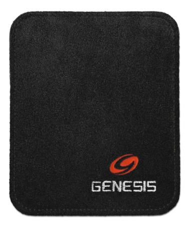 Genesis Pure Pad Washable Buffalo Leather Bowling Ball Polishing Black