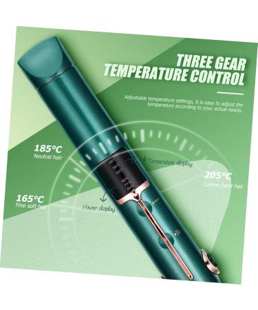 OHPHCALL 3pcs Curling Iron Mini Hair Straightener Travel Curling Wand Hair Curler Abs Green 21X4X3.5CMx3pcs Greenx3pcs - Buy Online on GoSupps.com