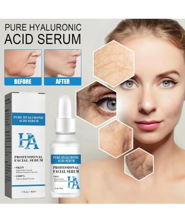 Buy 100% Pure Hyaluronic Acid Serum for Face Anti-Aging Hydrating & Firming with Nicotinamide 30ml - Buy Online on GoSupps.com