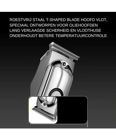 Cordless Hair Trimmer Scissors Tool Quiet Adjustable Trimmer for Travel Care Gentleman Styling Home Use Contouring - Buy Online on GoSupps.com