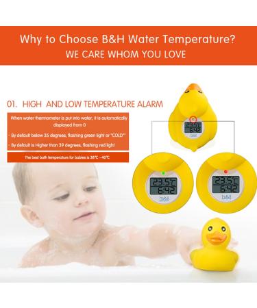 Classic Duck Baby Bath Thermometer - Safe Floating Infant Temperature Monitor | B&H - Buy Online on GoSupps.com